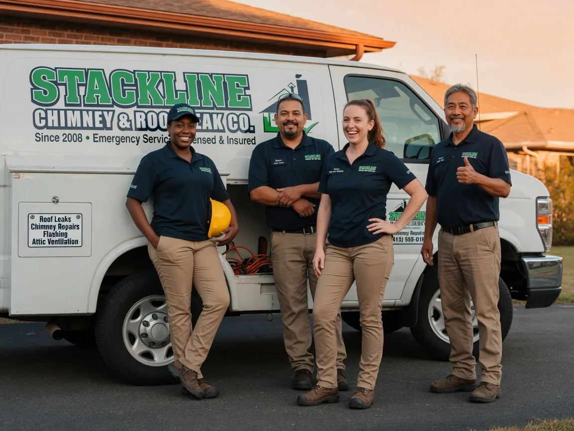 Chimney flashing repair company in Andover, IA